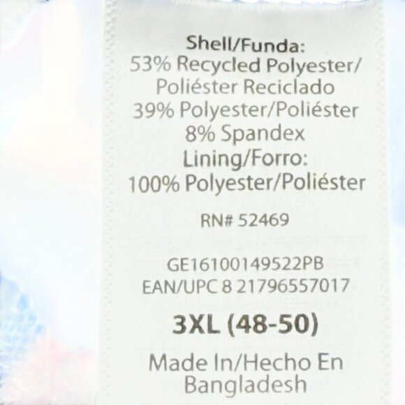 George Men's Stretch Above The Knee Novelty UPF 50 White Postcard Shorts 3XL NWT - Picture 8 of 12